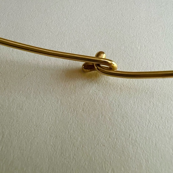 14k gold James Avery collet hook-on necklace & garnet heart pendant both retired - Picture 6 of 15